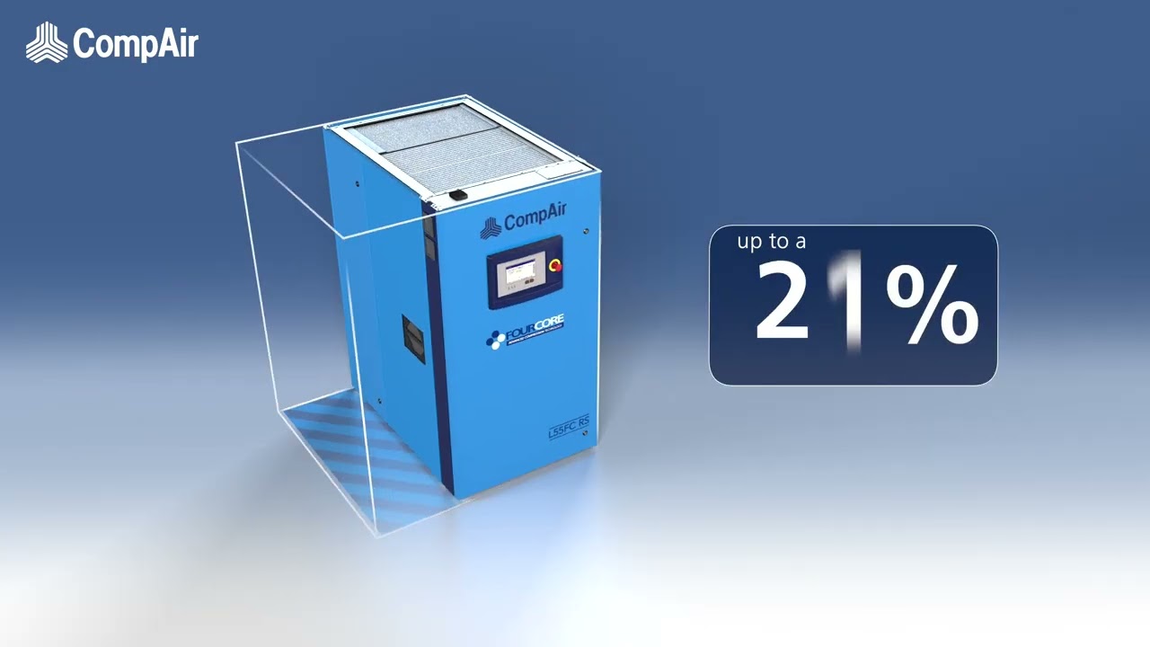 45–55kW Single & Two-Stage Fixed & Regulated Speed Compressors | CompAir L-Series Innovation